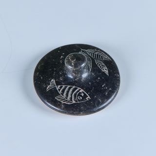 Hand-Carved Soapstone Lidded Vessel
