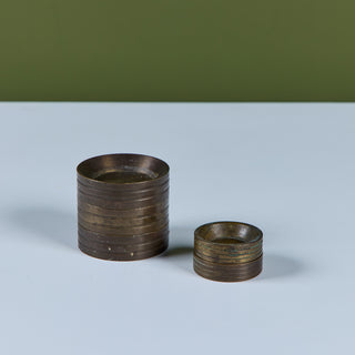Set of Five Bronze Weights