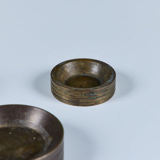 Set of Five Bronze Weights