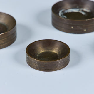 Set of Five Bronze Weights