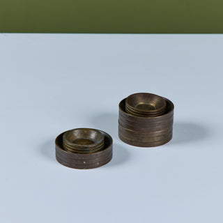 Set of Five Bronze Weights