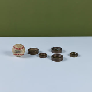 Set of Five Bronze Weights