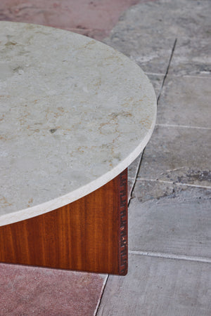 Frank Lloyd Wright Marble Top “Taliesin” Coffee Table for Heritage-Henredon