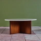 Frank Lloyd Wright Marble Top “Taliesin” Coffee Table for Heritage-Henredon