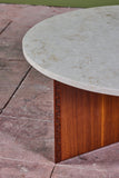 Frank Lloyd Wright Marble Top “Taliesin” Coffee Table for Heritage-Henredon