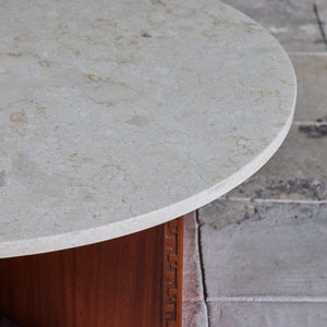 Frank Lloyd Wright Marble Top “Taliesin” Coffee Table for Heritage-Henredon