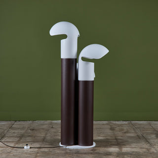 Franco Buzzi Ceriani Tri-Shade Metal Floor Lamp