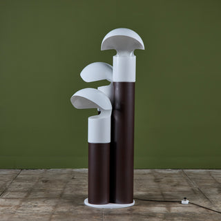 Franco Buzzi Ceriani Tri-Shade Metal Floor Lamp