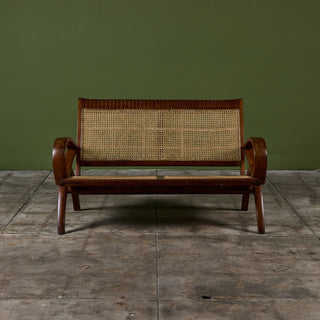 Curved Arm French Loveseat