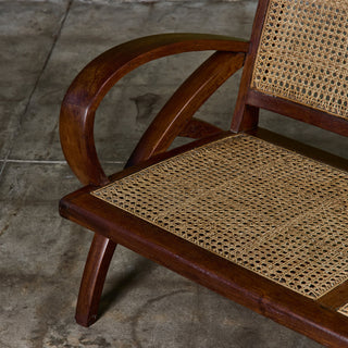 Curved Arm French Loveseat