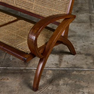 Curved Arm French Loveseat