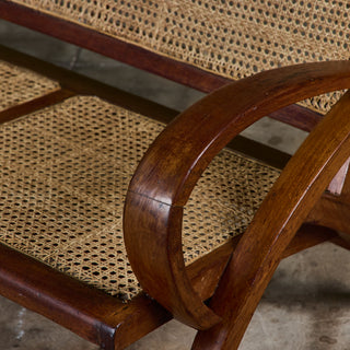 Curved Arm French Loveseat