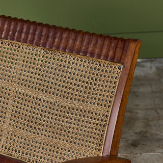 Curved Arm French Loveseat