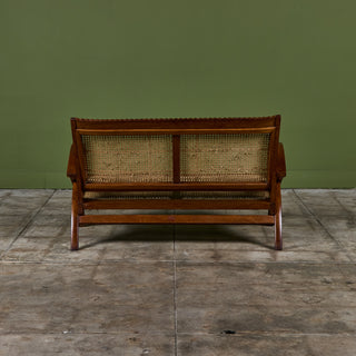 Curved Arm French Loveseat