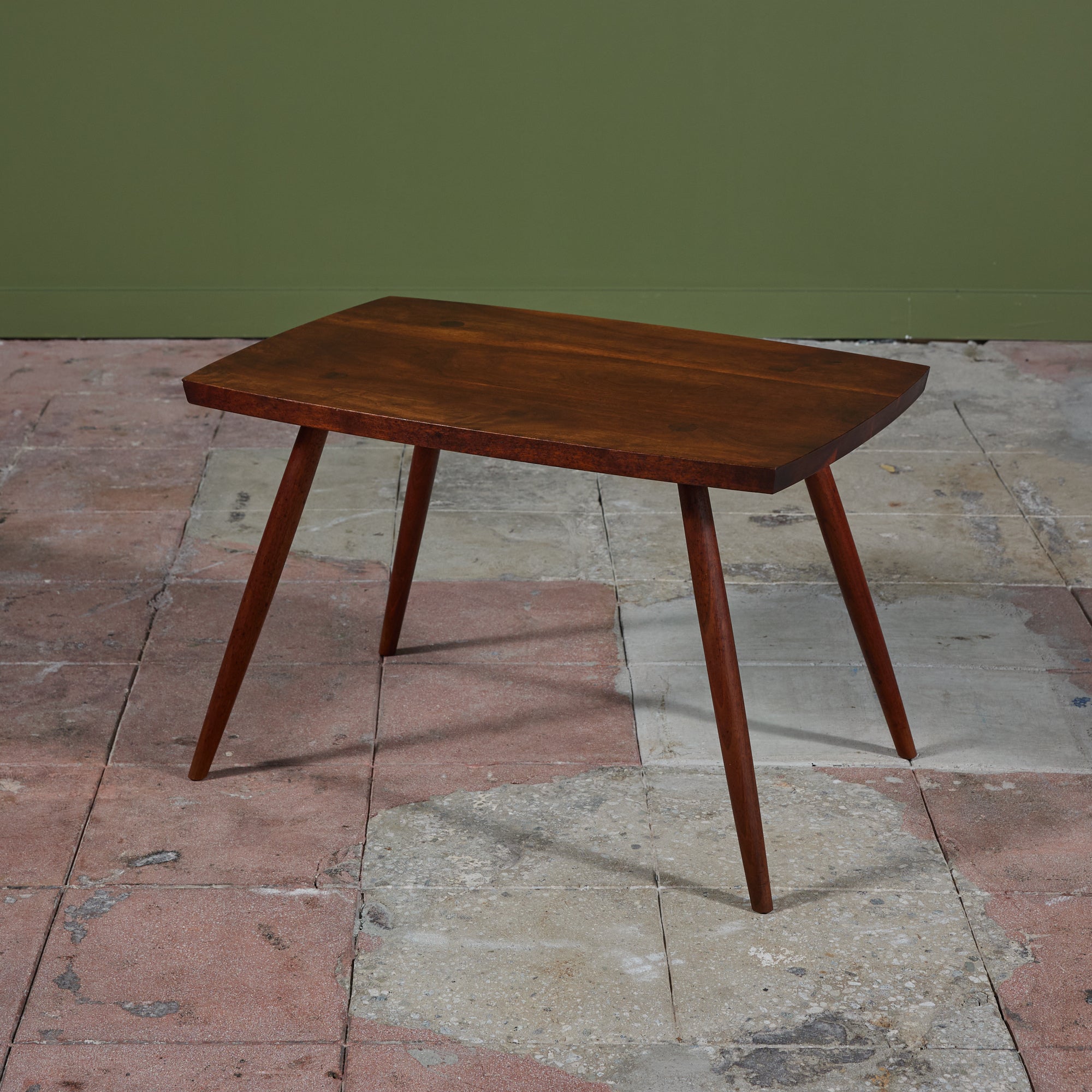 George Nakashima Black Walnut Side Table