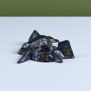 Gene Summers Bronze Brutalist Bird Candle Holder
