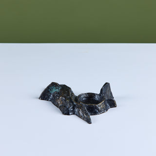 Gene Summers Bronze Brutalist Bird Candle Holder