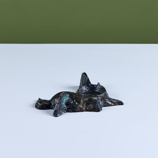 Gene Summers Bronze Brutalist Bird Candle Holder