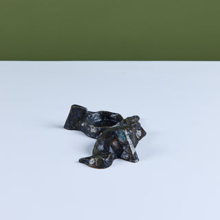 Gene Summers Bronze Brutalist Bird Candle Holder