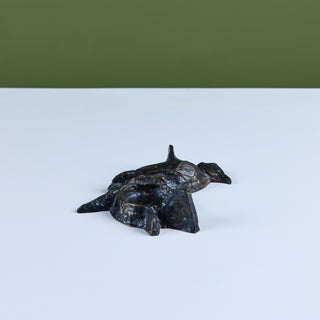 Gene Summers Bronze Brutalist Bird Candle Holder