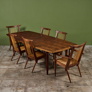 George Nakashima Walnut Dining Table for Widdicomb