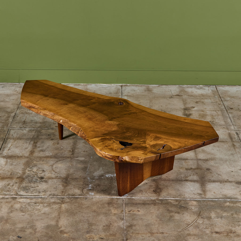 George Nakashima English Walnut Conoid Coffee Table – DEN