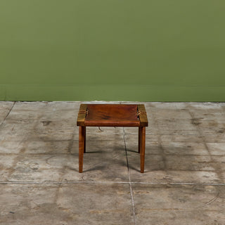 George Nakashima Studio Leather Stool