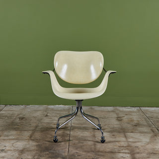 George Nelson Swaged Leg Desk Chair for Herman Miller