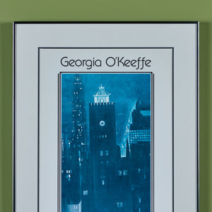 Georgia O'Keefe "New York Night" Framed Print