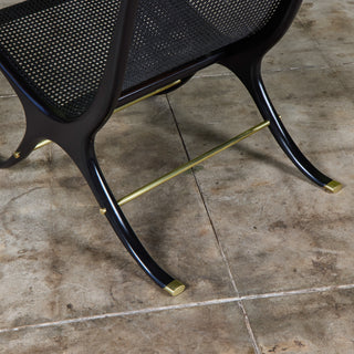 Gerald Jerome Caned Lounge Chair for Heritage