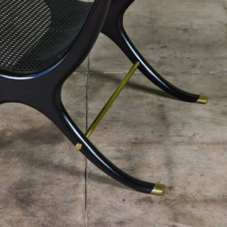 Gerald Jerome Caned Lounge Chair for Heritage