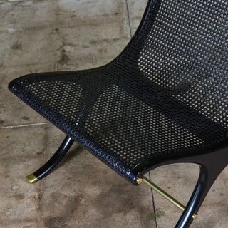 Gerald Jerome Caned Lounge Chair for Heritage