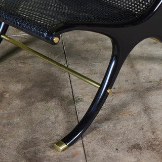 Gerald Jerome Caned Lounge Chair for Heritage