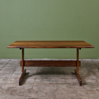 Gerald McCabe Shedua Trestle Dining Table