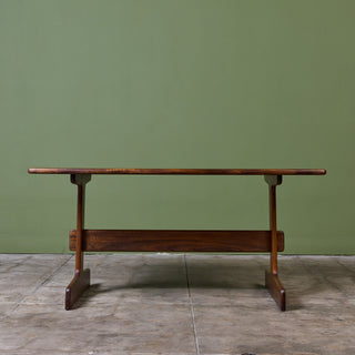 Gerald McCabe Shedua Trestle Dining Table