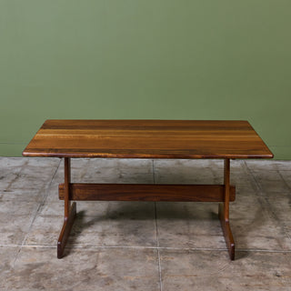 Gerald McCabe Shedua Trestle Dining Table