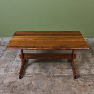Gerald McCabe Shedua Trestle Dining Table