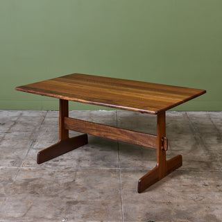 Gerald McCabe Shedua Trestle Dining Table