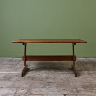 Gerald McCabe Shedua Trestle Dining Table