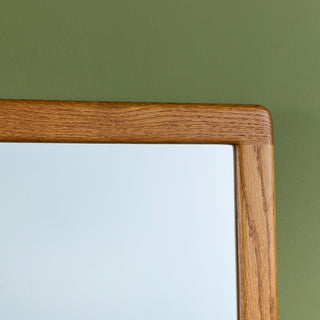 Gerald McCabe Oversized Oak Wall Mirror