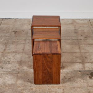 Set of Three Gerald McCabe Shedua Nesting Tables