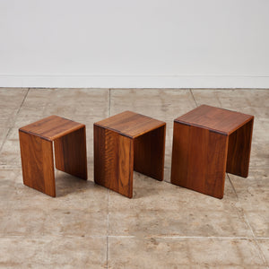 Set of Three Gerald McCabe Shedua Nesting Tables