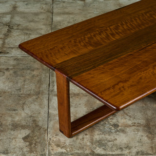Gerald McCabe Rectangular Shedua Coffee Table