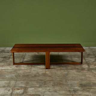 Gerald McCabe Rectangular Shedua Coffee Table