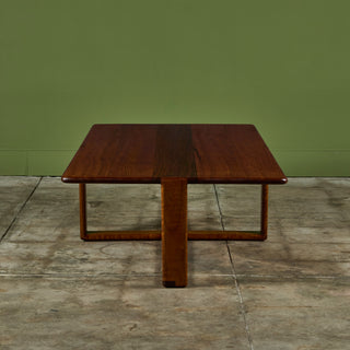 Gerald McCabe Rectangular Shedua Coffee Table