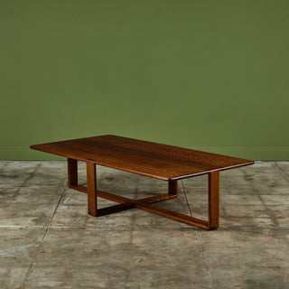 Gerald McCabe Rectangular Shedua Coffee Table