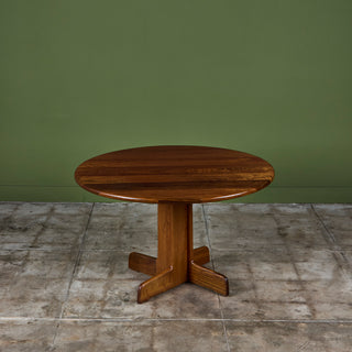 Gerald McCabe Round Shedua Dining Table