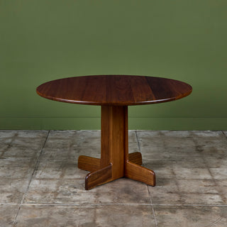Gerald McCabe Round Shedua Dining Table