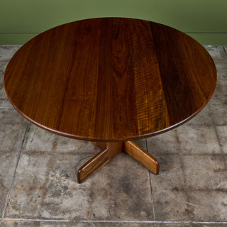 Gerald McCabe Round Shedua Dining Table