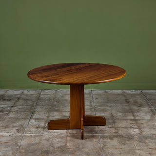 Gerald McCabe Round Shedua Dining Table
